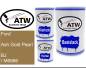 Preview: Ford, Ash Gold Pearl, BJ / M6866: 500ml Lackdose + 500ml Klarlack + 250ml Härter - Set, von ATW Autoteile West.